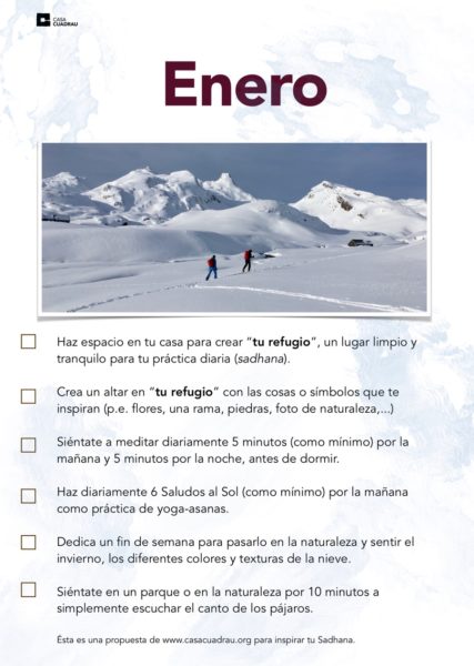 Inspiración mes a mes con Casa Cuadrau - Enero