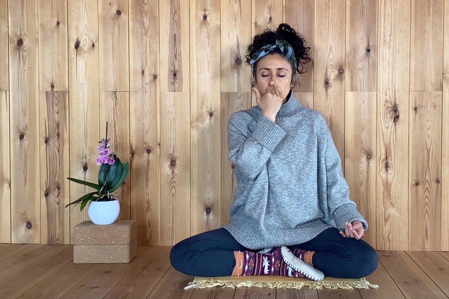 Pranayama Suave y Yoga Casa Cuadrau
