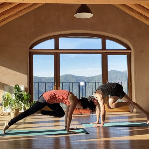 Movimiento y fuerza ejercicios de abdomen Casa Cuadrau Yoga